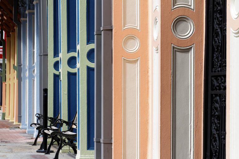 Façades en perspective, New Orleans