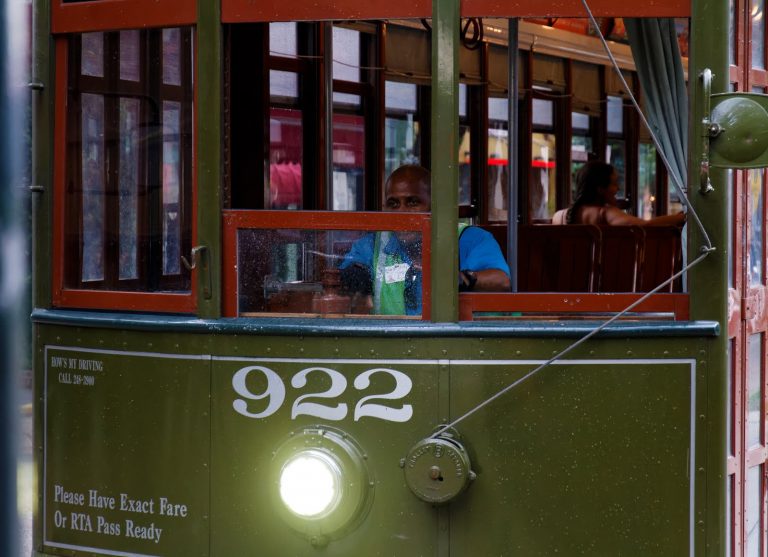 Conducteur de tramway à la Nouvelle-Orléans