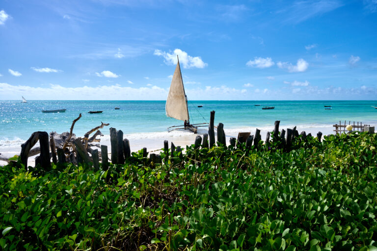 Pirogue à Zanzibar Jambiani
