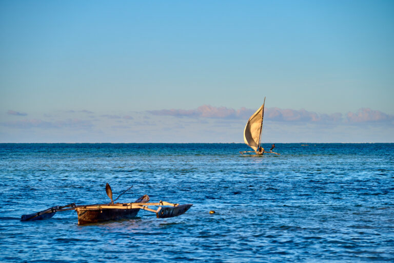Pirogue à Zanzibar Jambiani_