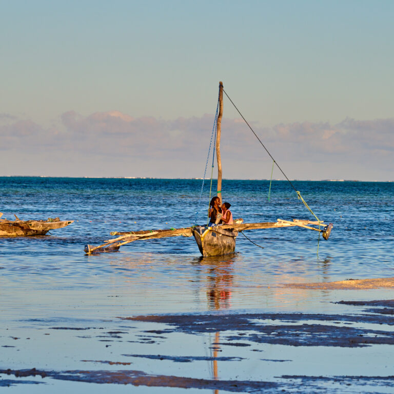 Pirogue à Zanzibar Jambiani_