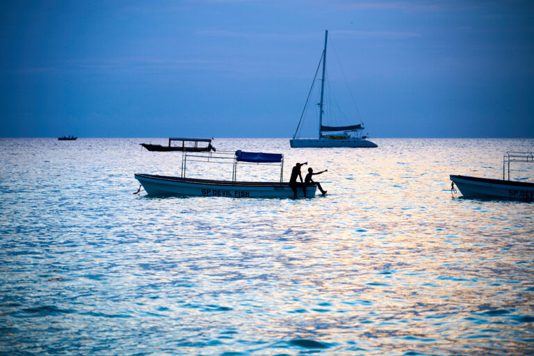 Le soir à Zanzibar Nungwe
