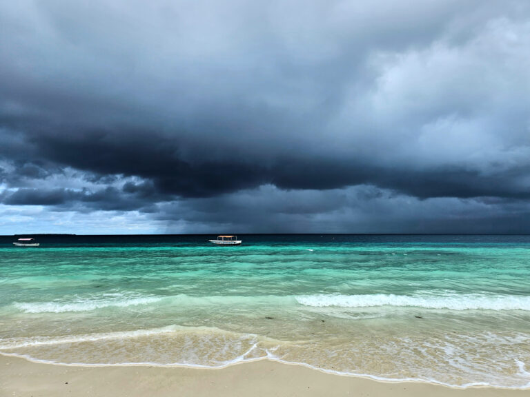 Ciel d'orage à Zanzibar Nungwi